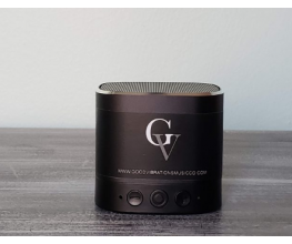 Compact Vibrational Speaker with Music Collection