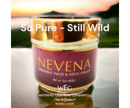 Nevena organic face cream = Goodness never came any greener