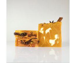 Organic Pumpkin Puree Orange Spice Soap | Autumn Gift | Holiday Gift