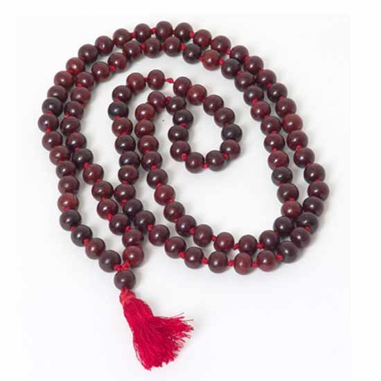 Prayer Mala Beads - Rudraksha - 108 Prayer Beads, Prabhuji's Gifts